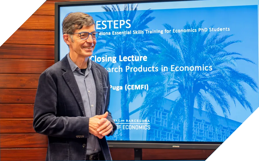 Diego Puga lecturing at BESTEPS